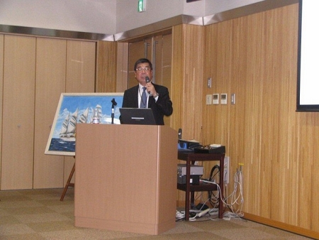 佐々木川崎汽船取締役常務執行役員の講演会
