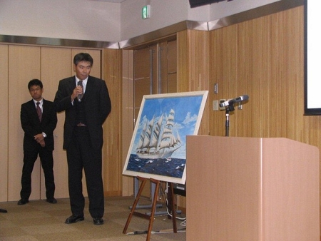 進徳丸絵画贈呈式